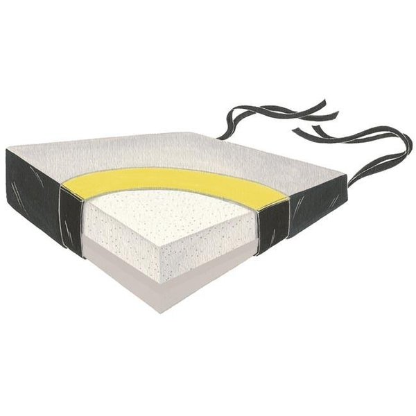 Skil-Care Skil-Care 754020 Wedge Foam Soft Foundation 18 in. Two Color Vinyl Cushion - 6 x 3 in. 754020